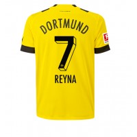 Borussia Dortmund Giovanni Reyna #7 Hjemmebanetrøje 2022-23 Kortærmet